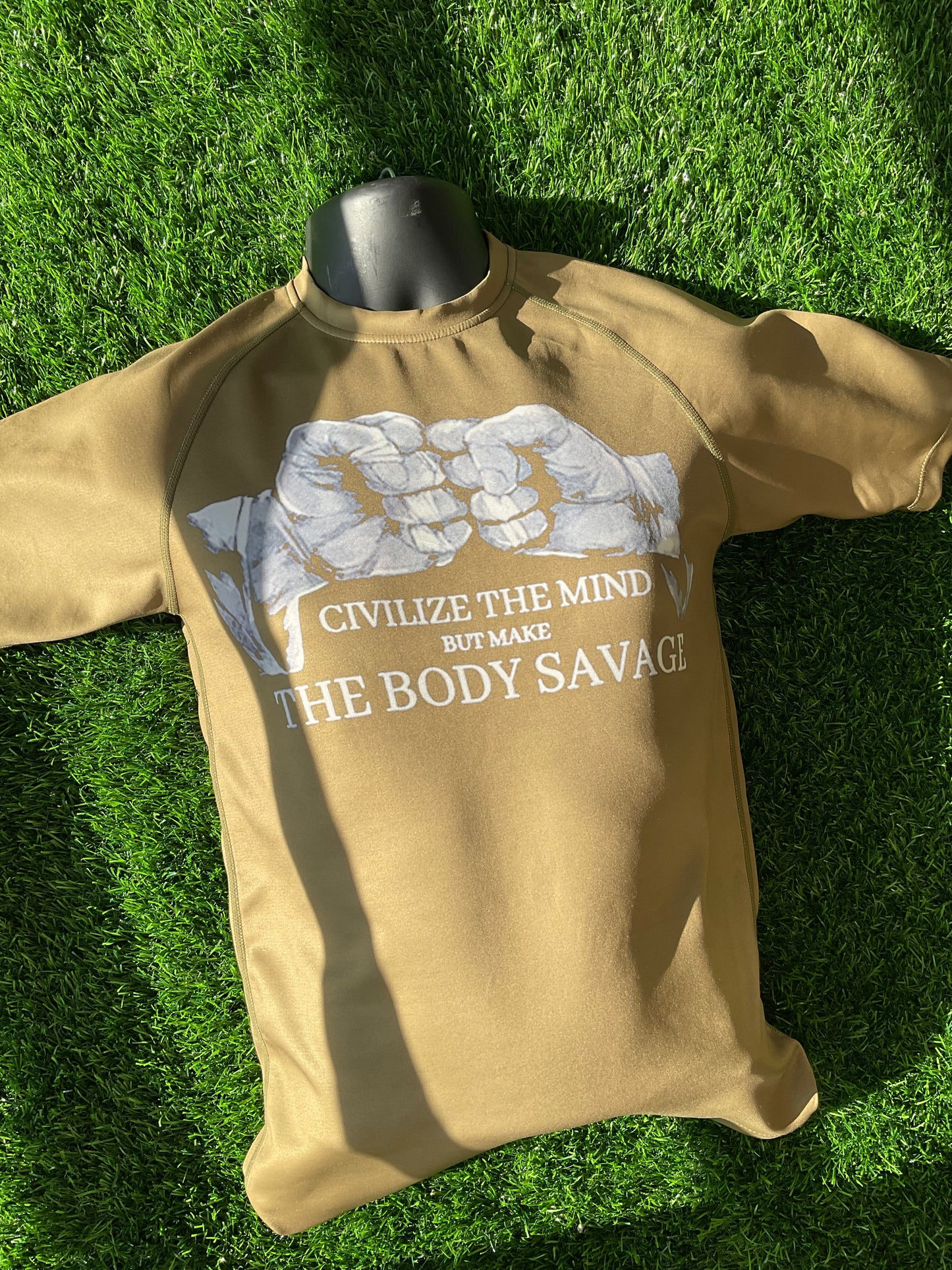 KILL‼️ TAN COMPRESSION TEE