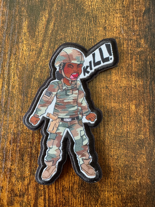 KILL‼️PRINTED PATCH                    HOOK AND LOOP