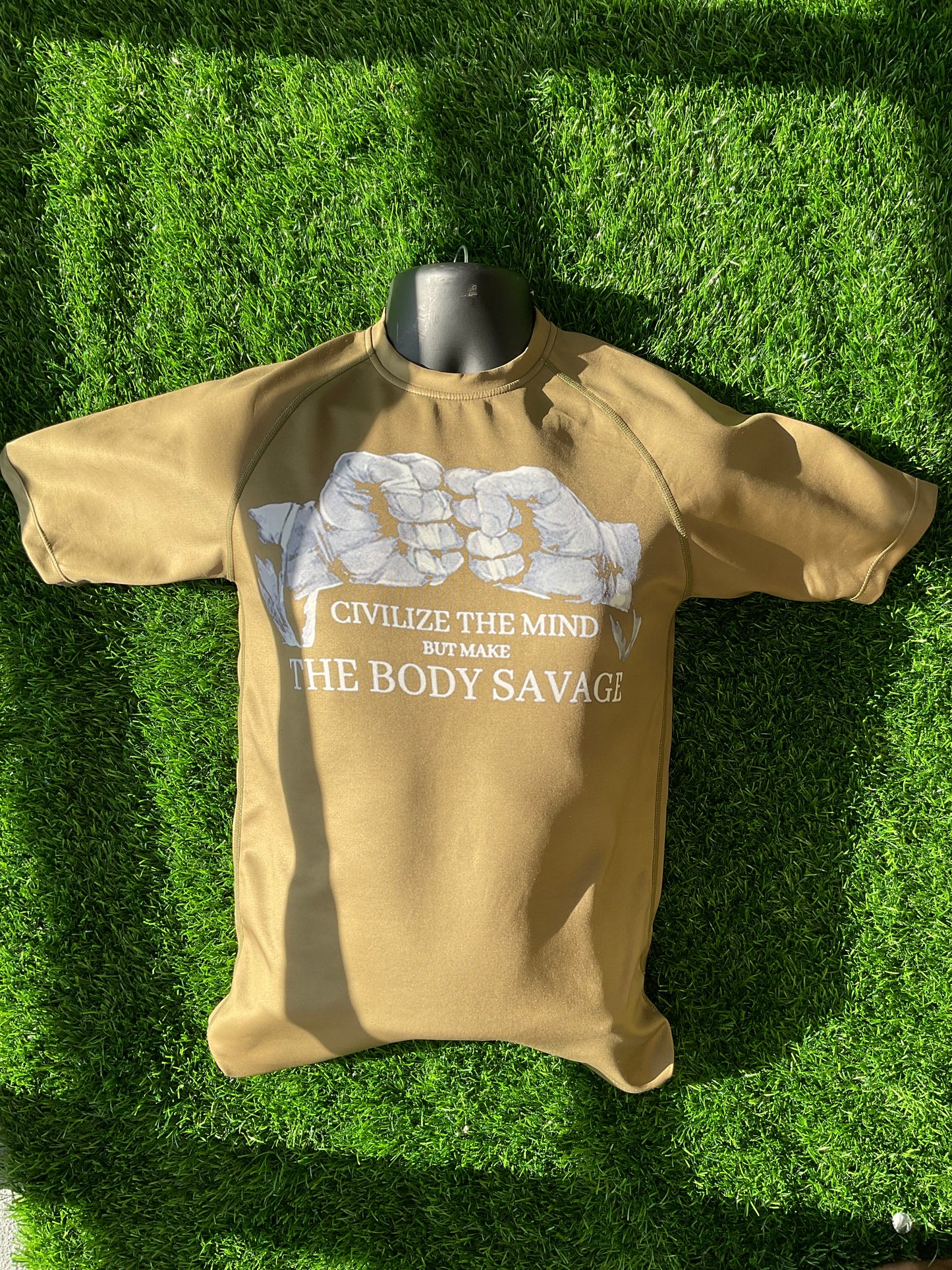 KILL‼️ TAN COMPRESSION TEE